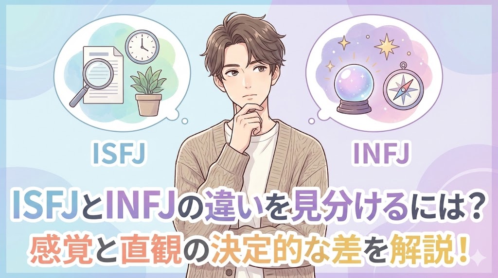 ISFJとINFJの違いを見分けるには？感覚と直観の決定的な差を解説！